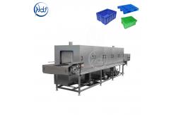 China Efficient Transfer Box Plastic Crate Washing Machine , High Pressure Washing Machine supplier