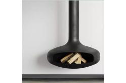 China Hotel and Indoor Rotating Suspended hanging Fireplace Ethanol Hanging Fireplace supplier