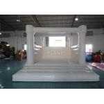 Outdoor Jumping Bouncer Inflatable Wedding Bouncy Castle White Bounce House For Adults And Kids for sale