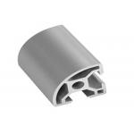 Warehouse Rack / Industrial Automation Extruded Aluminum Profiles Round Angle for sale