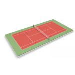 Water Resistant Indoor Acrylic Tennis Court Surface Green Blue Red for sale
