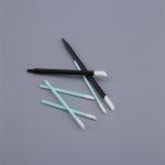 Customized Chips Lint Free Cleaning Swabs Black PU Foam No Silicone Oil