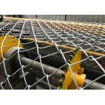 Silver 2.0mm Chain Link Wire Mesh 1.8m 6 foot chain link fencing for sale