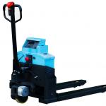 Industrial Electric Pallet Truck With Weighing Scale Load 2 Tons for sale
