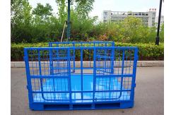 China 1000kg - 2000kg Load Bearing Pallet Cages With Padlock Locking System supplier