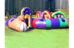 China Child Amusement Games, Inflatable Tunnel Maze With N Arch supplier