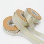 Custom Embossed Ribbon for Craft Packaging Sustainable Polyester Glitter Satin Grosgrain