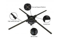 China 4 Blades 3D Hologram Fan Display Wall Fixed 30cm 42cm 85cm Panel supplier
