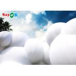 Event PVC Custom Cloud Shaped Balloons With Two Sides Digital Printing