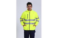 China HIVIS Work Clothes OEM 360gsm Gore Tex High Visibility Rain Gear supplier