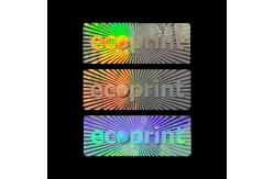 China Custom Plastic Anti Counterfeit Label Tamper Evident Security Holographic Stickers supplier