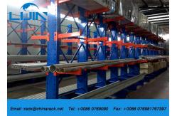 China Multi Levels Cantilever Storage Racks Long Life Span Strong Safe Structure supplier