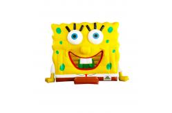 China Yellow SpongeBob Inflatable Bouncy Castle For Kids Jumping supplier