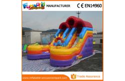 China 1 Year Warranty Kids Water Slide Inflatable Floating Water Slide With Pool supplier