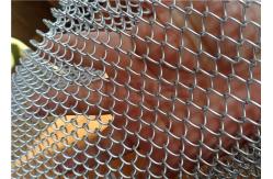China Silver Aluminium Coil Metal Mesh Drapery 1.2x8x8mm As Window Screen Curtains supplier