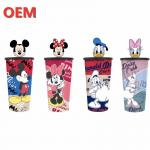 OEM Customized  Straw Cup Cartoon Drink Cup FAMA Factory for sale