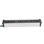 Office Desk Mount Power Strip 4 Power Supply 2 Network 1 Telephone 1 USB Charging for sale