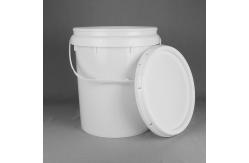 China 20L Paint Plastic Wrap Bucket with lid and hand pull supplier