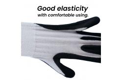 China ANSI A4 Cut Resistant Gloves , Level D Industrial Glove HPPE Nitrile Cut Resistant supplier