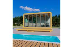 China Aluminum Alloy Panel Luxury Modular Cabin Prefabricated Capsule Tiny House Hotel Mobile Home Container Modular Room Over 40 Years Lifespan supplier