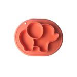 Food Feeding Elephant Silicone Baby Plates Customized Kids Dinning Plate Bpa Free for sale