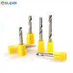 Single Flute Spiral End Mill Cutter CNC Milling Cutter For Acrylic PVC for sale
