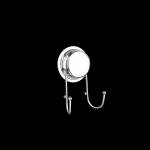 5kg Waterproof Bathroom Wall Hooks SS201 Stainless Steel Suction fixed for sale
