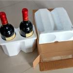 Manufacturers Wholesale EPS Foam Packaging Fragile Glass Products Packaging Positioning Buffer Wine Tray Foam Box for sale