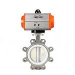 Wafer Type Cast Iron Butterfly 24 Industrial Control Valves for sale