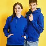 Custom Sports Unisex Plain Hoodies Pullover Blank Streetwear White Blue for sale