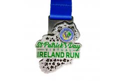 China Offset Printing St Patrick Medal Design Zinc Alloy St Patrick Medallion supplier