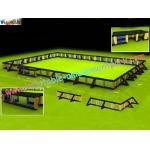 Customized durable 0.55MM PVC tarpaulin Inflatable Sport tent with different design for sale