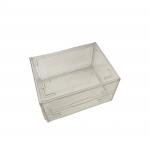 Custom Logo Clear Acrylic Magnetic Shoe Box Foldable Transparent Drop Front Stackable Sneaker Organizer for sale