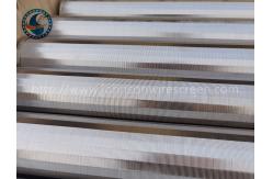 China SS304 Vee Wire Wedge Wire Screen Non Clogging Long Lasting Performance supplier