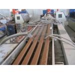 Full Automatic WPC Profile Production Line , Railing / Tray Profile Plastic Extruder