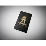 SLE4442 RFID NFC Contactless Metal Chip Card Custom Logo for sale