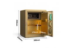 China Dual Warning Alarm Home Safe Box Anti-Theft H450mm(Gold) supplier