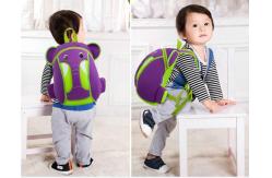 China Ultralight Kids Toddler Backpack Zoo Animal Elephant Shape 10-20L Capacity supplier