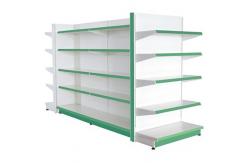 China Four Levels Supermarket Display Racks 120 - 150kg / Layer Loading Capacity supplier