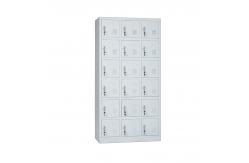China Supermarket Locker 18 Door Safety Steel Lockable Filing supplier