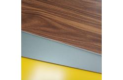 China Circular Cladding Wood Grain Aluminum Composite Panel Embossed Surface Density 2.5% supplier