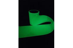 China Green Fluorescent Fabric Tape Marking Luminance Persistent Luminescent Film supplier