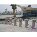304 Stainless Steel Semi Automatic Vertical Tripod Turnstile With Mifare Card Reader for sale