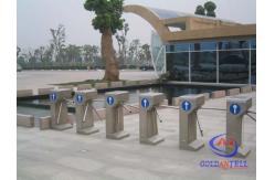 China 304 Stainless Steel Semi Automatic Vertical Tripod Turnstile With Mifare Card Reader supplier