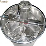 4 Frames Stainless Steel Electric Honey Extractor With Stands And Honey Gate for sale