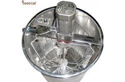 China 4 Frames Stainless Steel Electric Honey Extractor With Stands And Honey Gate supplier