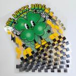 Custom Screen Printing Sticker Plastisol Heat Transfer Labels For Apparel