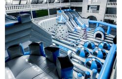 China Customized Attraction And Big Inflatable Theme Park With Vinyl Patch supplier