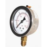 Liquid-Filled Pressure Gauge with 3: ± 1.6% 6 Fixed Pointer Gaseou