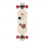 Globe Geminon 35 Walnut / Cockatoo Longboard Complete Skateboard - 9 x 35 for sale